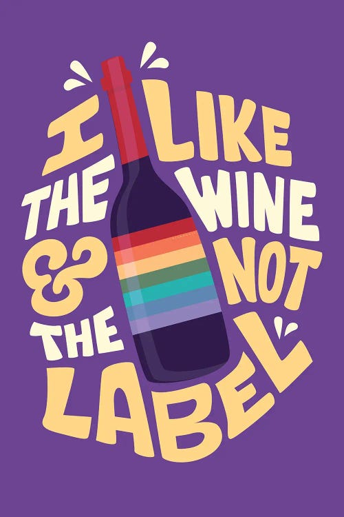 I Like The Wine by Risa Rodil wall art