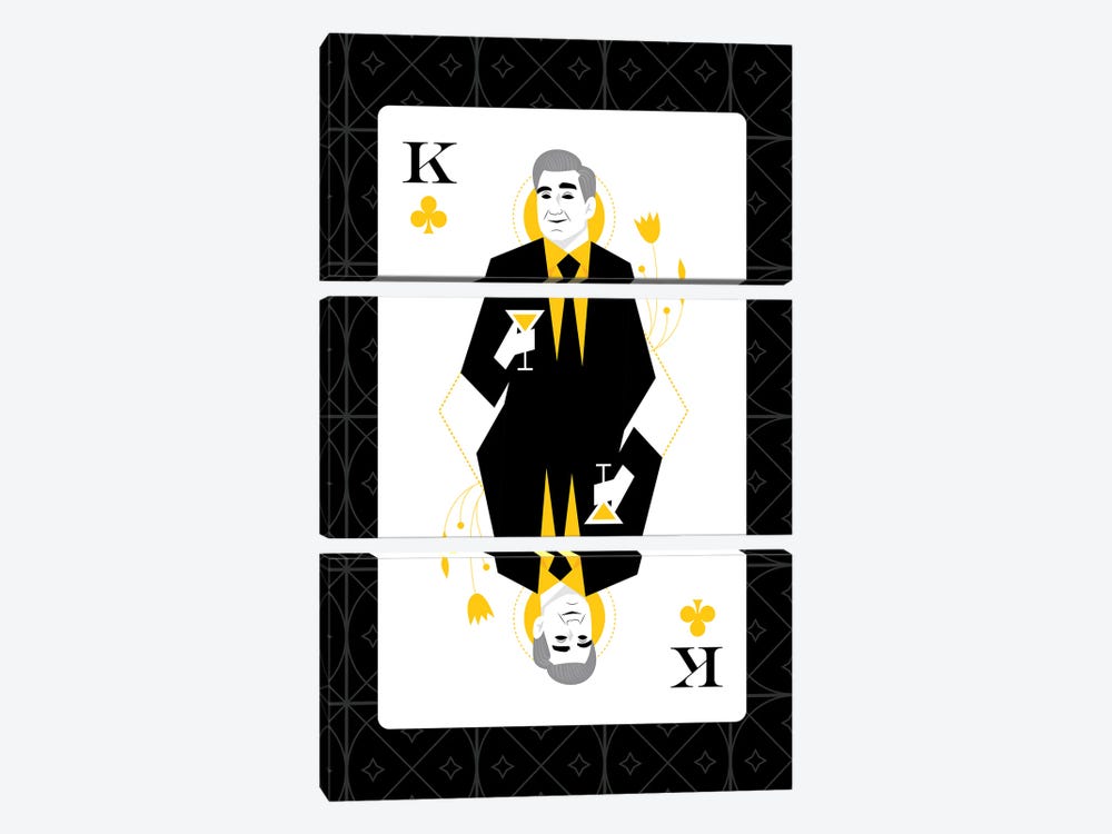King Johnny by Risa Rodil 3-piece Canvas Print
