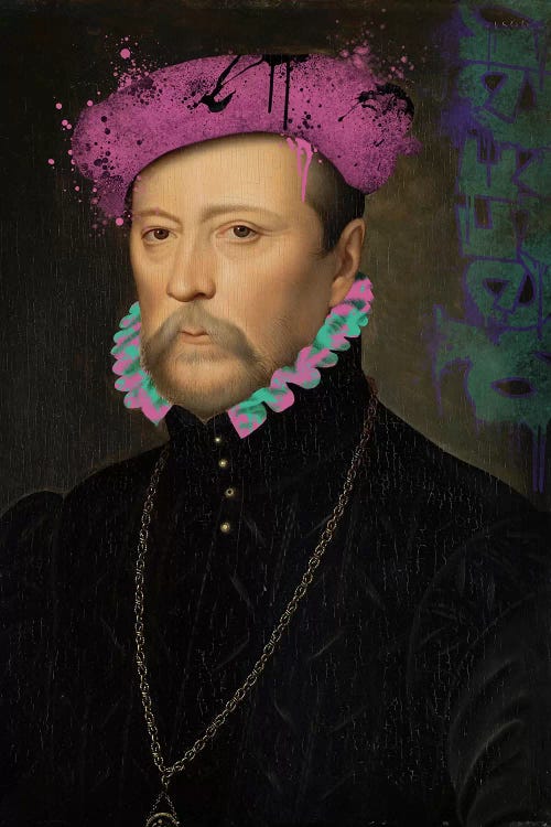 François de Scépeaux -The Detailed Self Portrait by 5by5collective wall art