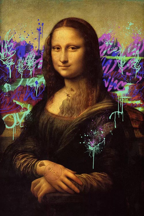 Mona Lisa -The Perfect Smile by 5by5collective wall art