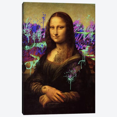 Mona Lisa -The Perfect Smile Canvas Print #RRX26} by 5by5collective Canvas Artwork