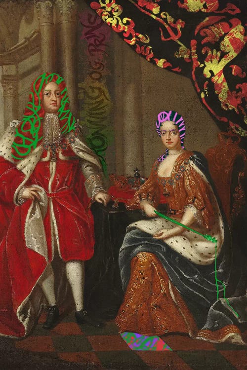 Queen Anne and Prince George -The Royal Couple