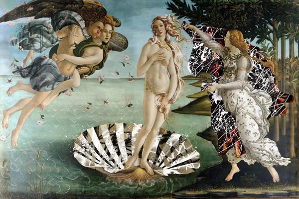 Birth Of Venus: The Birth of Venus -The Lady on the Seashell  by 5by5collective