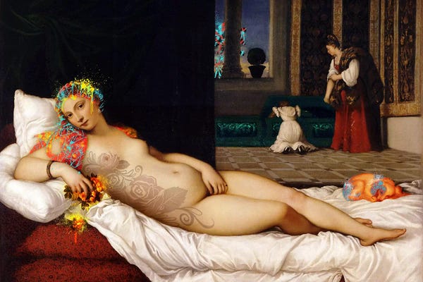5by5collective: Venus of Urbino -The Lady waiting to be Dressed  by 5by5collective