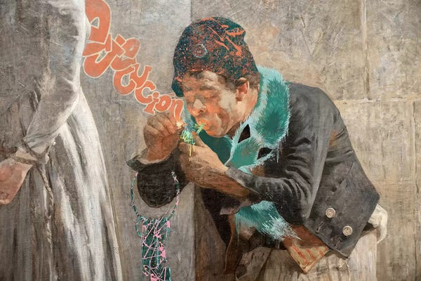 Housewarming Gifts: Charlotte Corday -Man with Fox Scarf  by 5by5collective