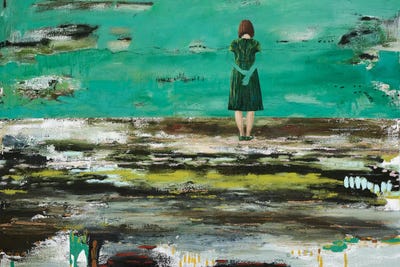 I Imagine My Life Without You by Chrys Roboras framed canvas print