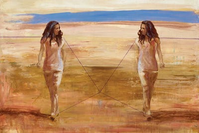 I&#x27;m Not The Only One by Chrys Roboras framed canvas print