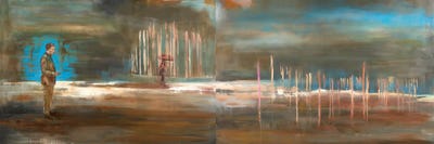 I'm Standing Still Where Else Can I Go by Chrys Roboras canvas print