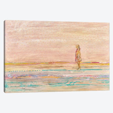 Standing Amongst The Sand Canvas Print #RRZ78} by Chrys Roboras Canvas Wall Art