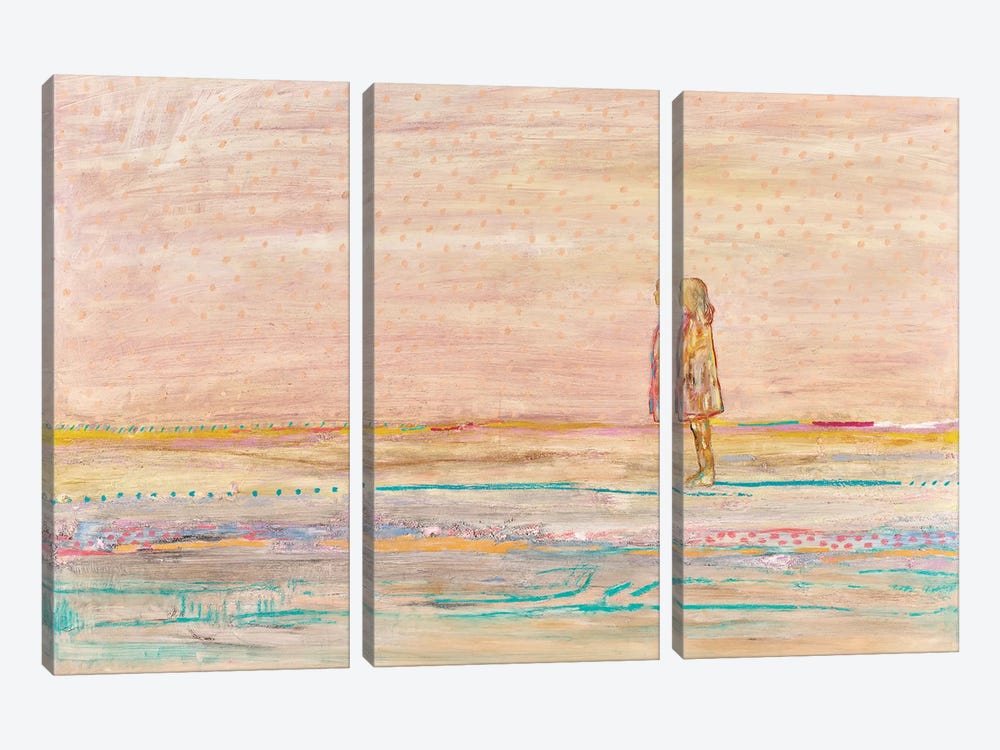 Standing Amongst The Sand by Chrys Roboras 3-piece Art Print