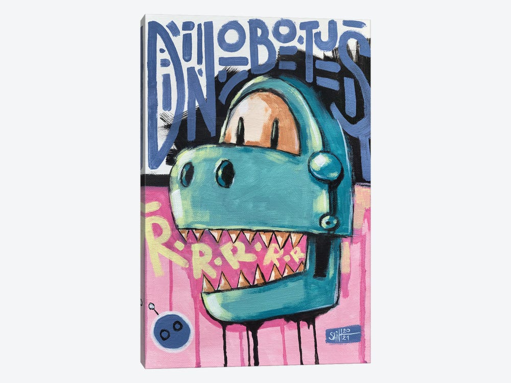 Dinobotus by Ruslan Aksenov 1-piece Canvas Art Print