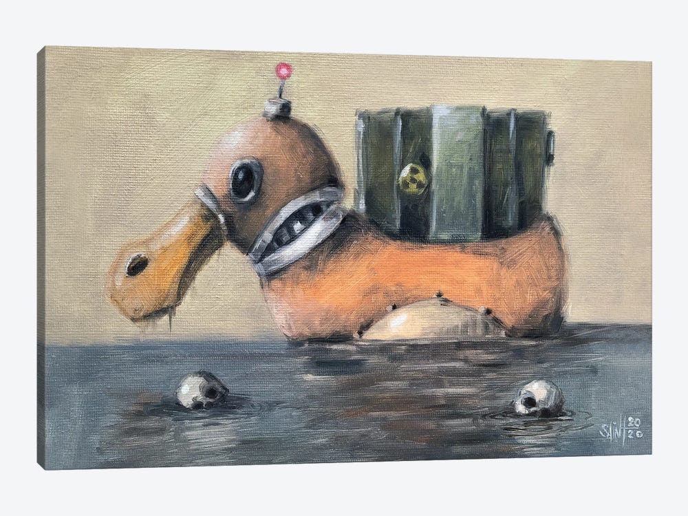 Duck Robot II by Ruslan Aksenov 1-piece Canvas Art