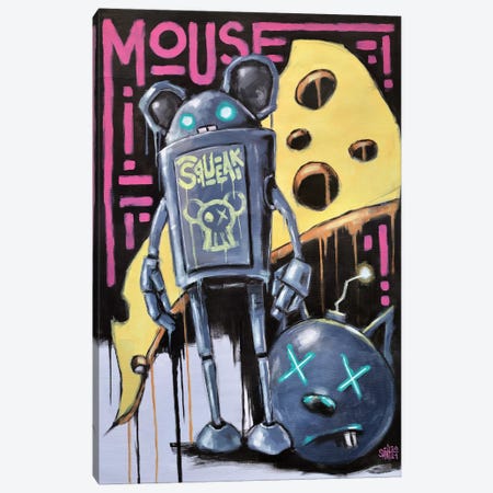 Mouse Robot Canvas Print #RSA34} by Ruslan Aksenov Canvas Print