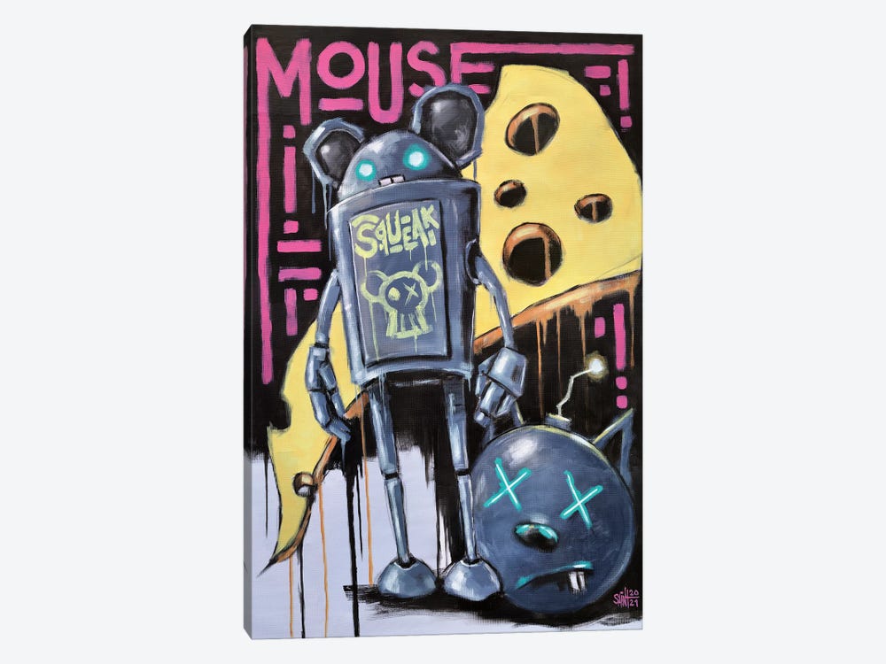 Mouse Robot by Ruslan Aksenov 1-piece Art Print