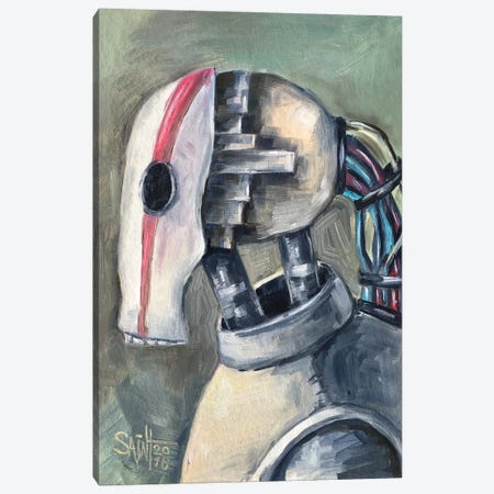 Robot II Canvas Print #RSA51} by Ruslan Aksenov Canvas Artwork