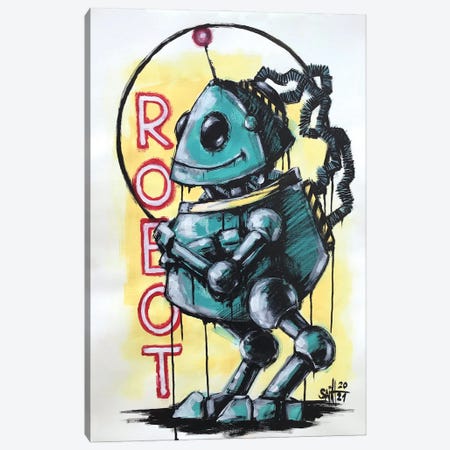 Robot VIII Canvas Print #RSA54} by Ruslan Aksenov Canvas Print