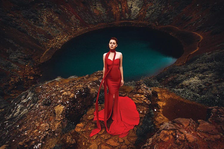The Soul Of The Sleeping Volcano by Ruslan Bolgov wall art