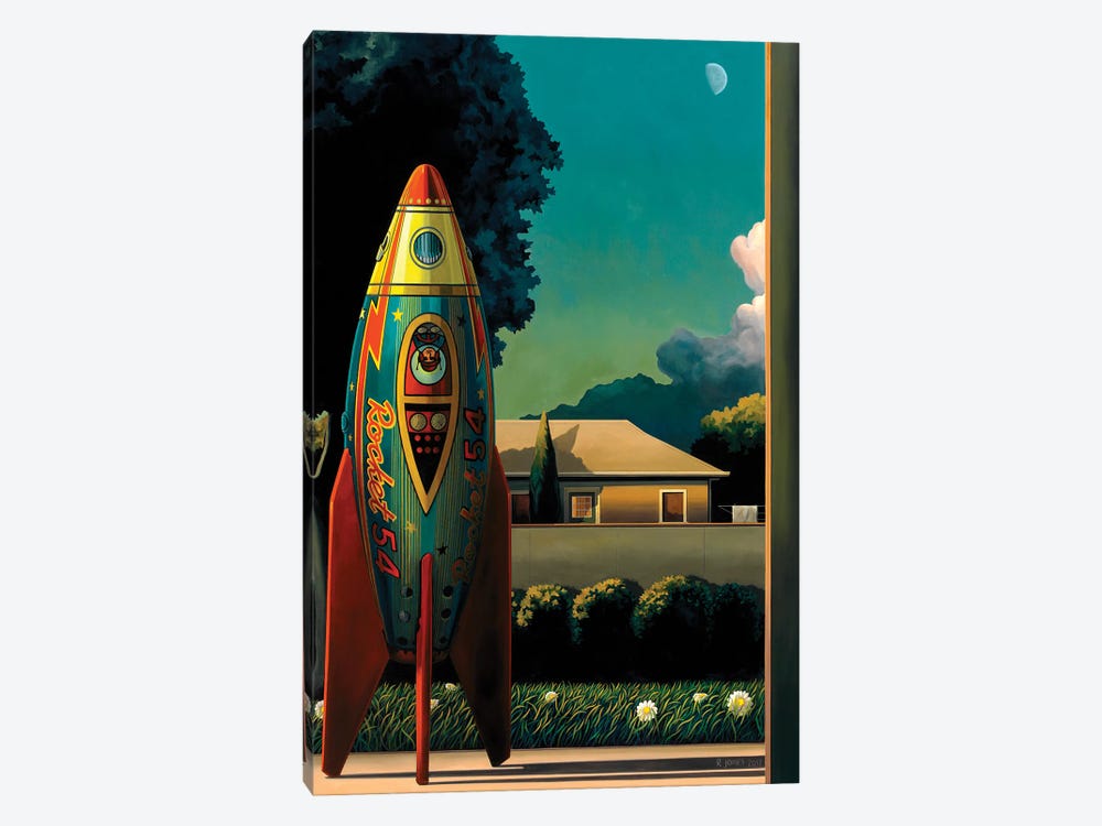 Rocketman by Ross Jones 1-piece Canvas Art