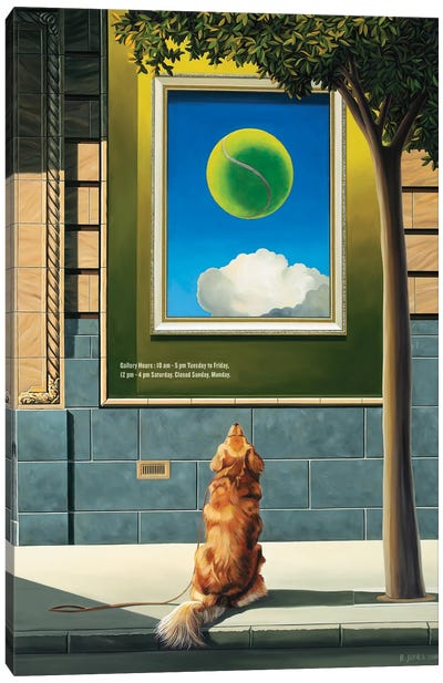 Fetch Canvas Art Print - Pet Obsessed