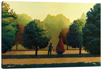 Greed Canvas Art Print - Apple Tree Art