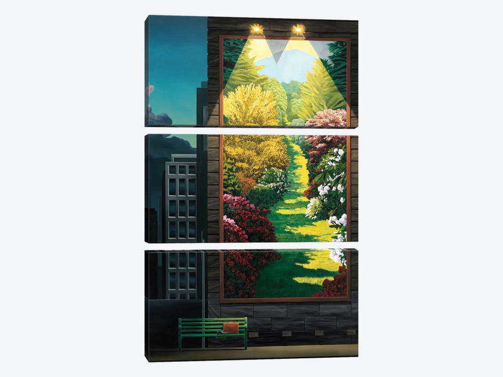 Different Paths by Ross Jones 3-piece Canvas Print