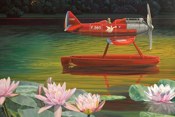 Witty Humor: En Route by Ross Jones