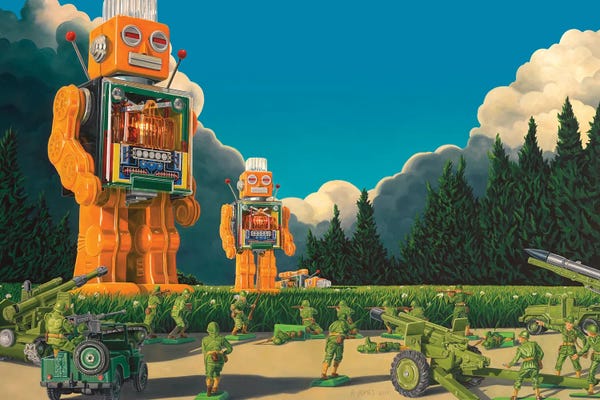 Robots: Hold The Line by Ross Jones