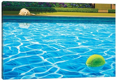 Obsession Canvas Art Print - Swimming Pool Art