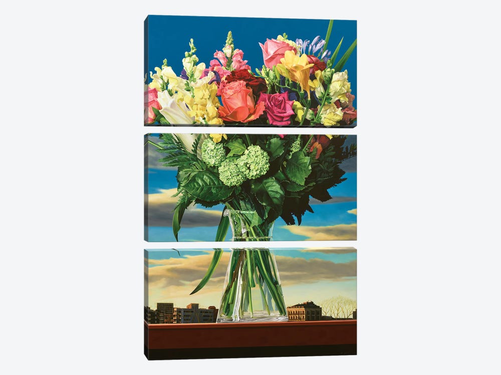 Summer In A Vase by Ross Jones 3-piece Canvas Art