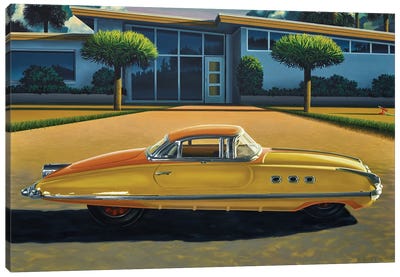 Turismo Packard Canvas Art Print - Dad Jokes