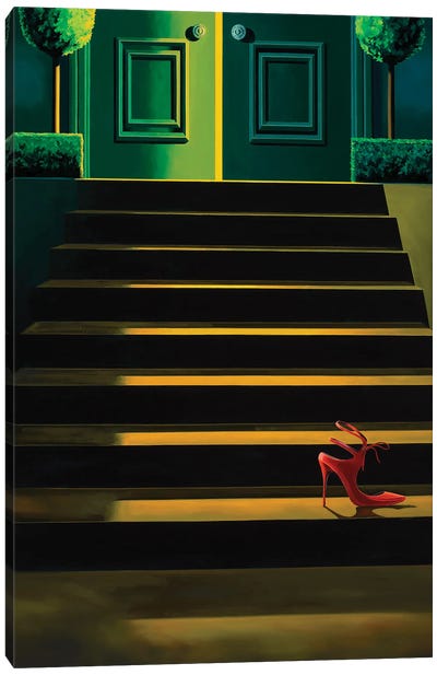 Fleeting Canvas Art Print - Stairs & Staircases