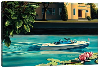 Uncharted Waters Canvas Art Print - Ross Jones