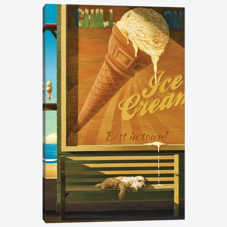 Chilling Out Canvas Print #RSJ44} by Ross Jones Canvas Print