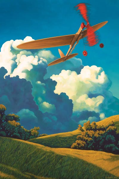 Blue Skies by Ross Jones canvas print