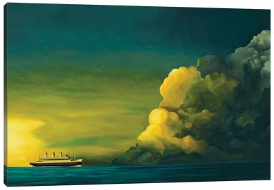 Uncertain Outcome Canvas Art Print - Cruise Ships