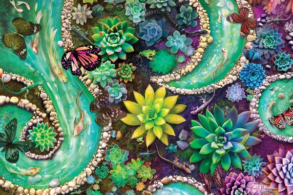 Lizards: Little Lizard Garden by Rose Khan