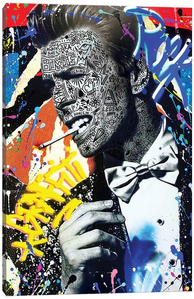 David B Canvas Art Print - Pop Collage