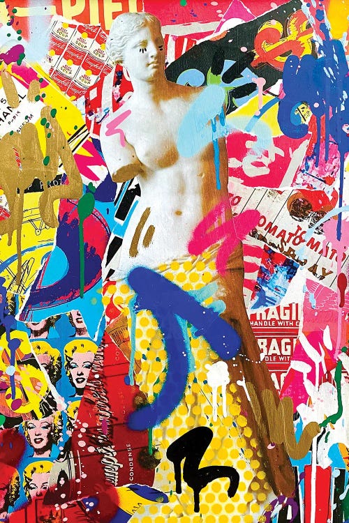 Graffiti Milo by RS Artist canvas print