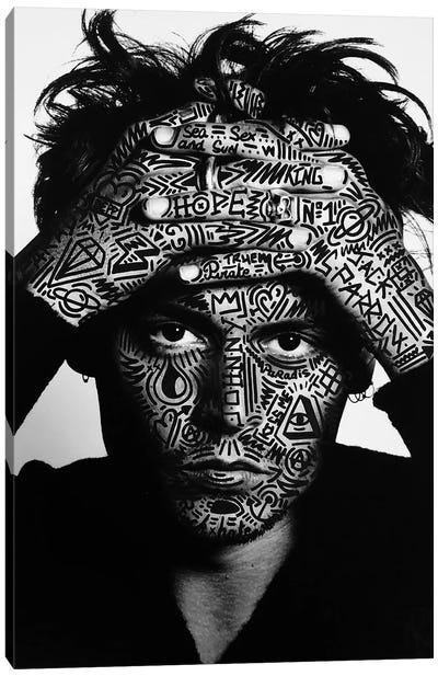 Johnny Canvas Art Print - Johnny Depp