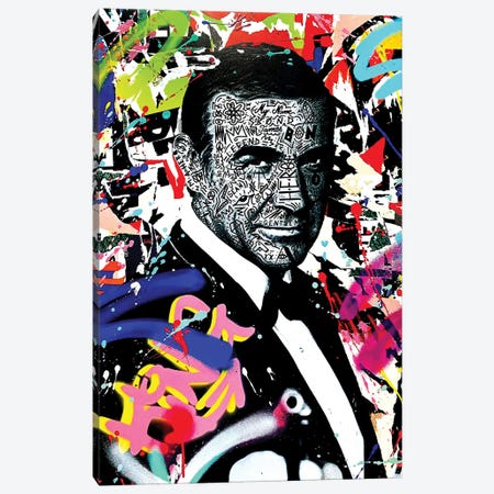 My Name Is Bond Canvas Print #RSO38} by RS Artist Canvas Art