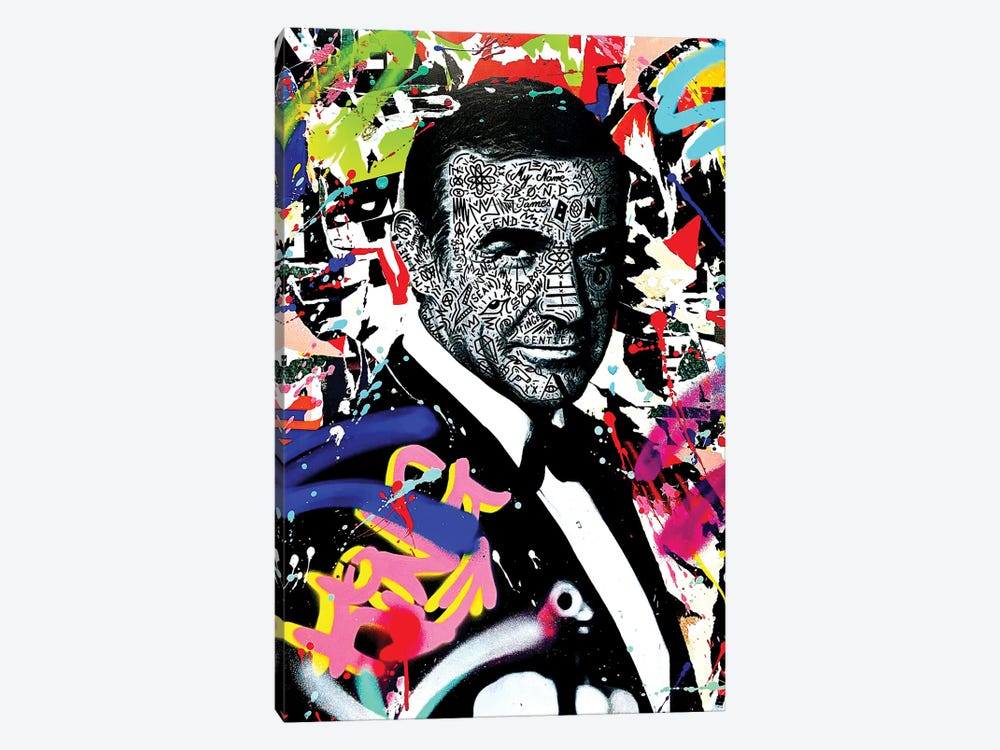 My Name Is Bond by RS Artist 1-piece Canvas Artwork