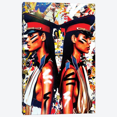 My Twin That I Love Canvas Print #RSO39} by RS Artist Canvas Art