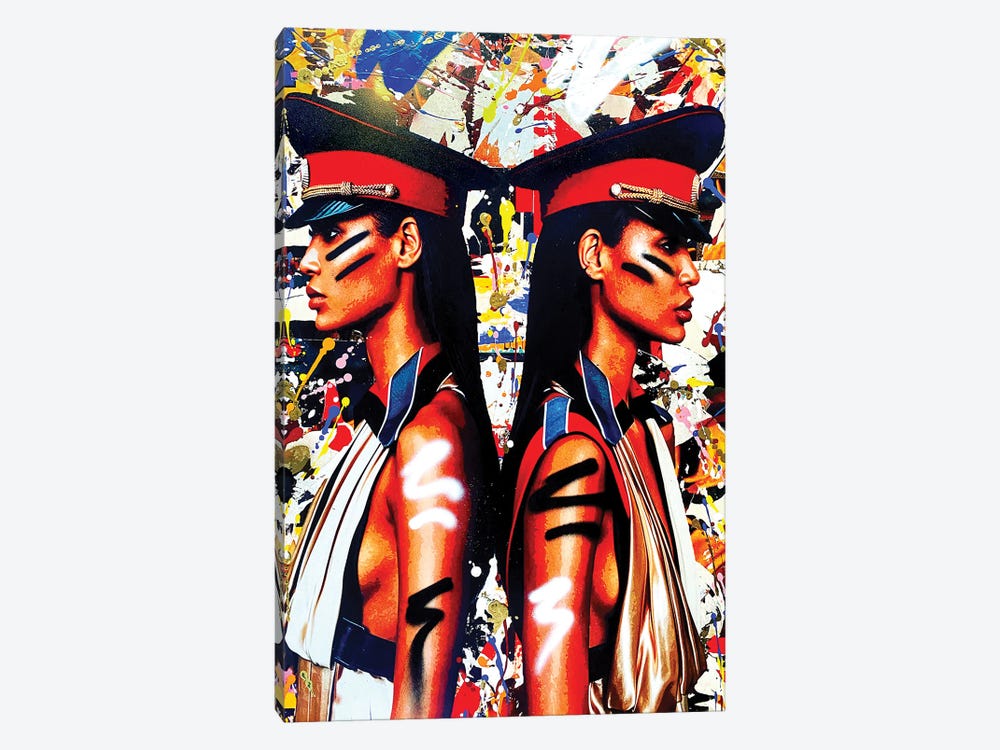 My Twin That I Love by RS Artist 1-piece Canvas Art Print