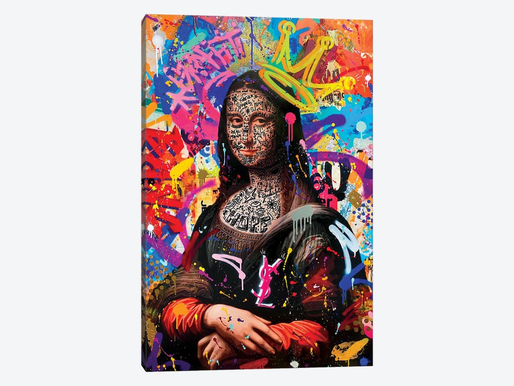 Queen Mona by RS Artist 1-piece Canvas Art
