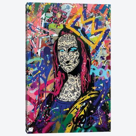 Queen Mona Ok Canvas Print #RSO46} by RS Artist Canvas Wall Art