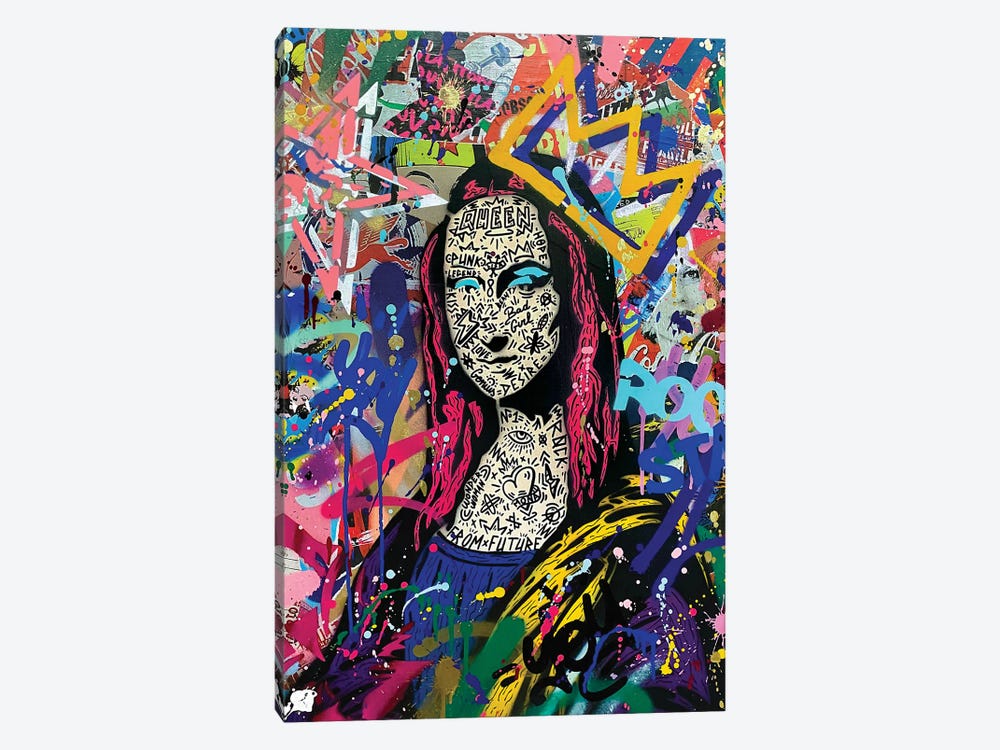 Queen Mona Ok by RS Artist 1-piece Canvas Print