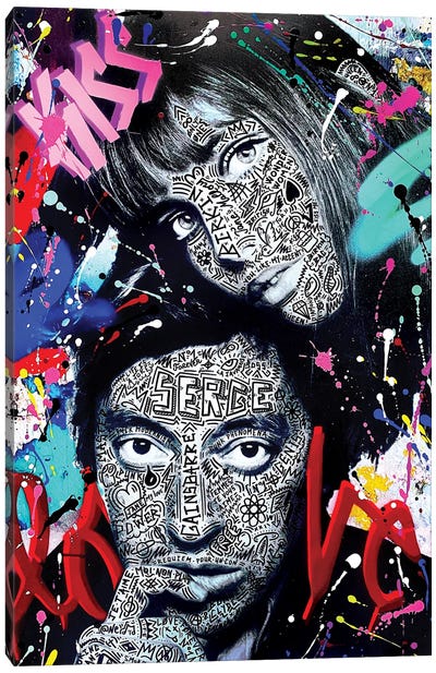 Serge & Jane Forever Canvas Art Print - RS Artist
