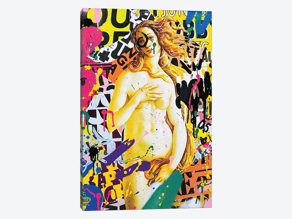 Streety Venus by RS Artist 1-piece Canvas Wall Art