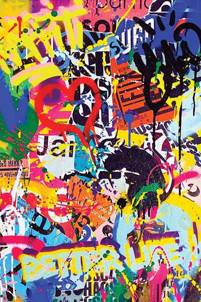 Abstract: Pop Graffiti by RS Artist
