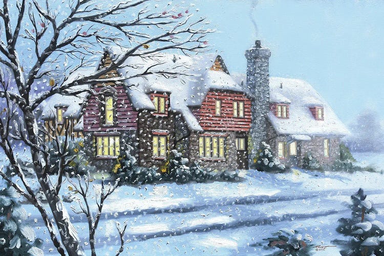 House With Wintry Mix